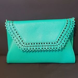 Turquoise clutch